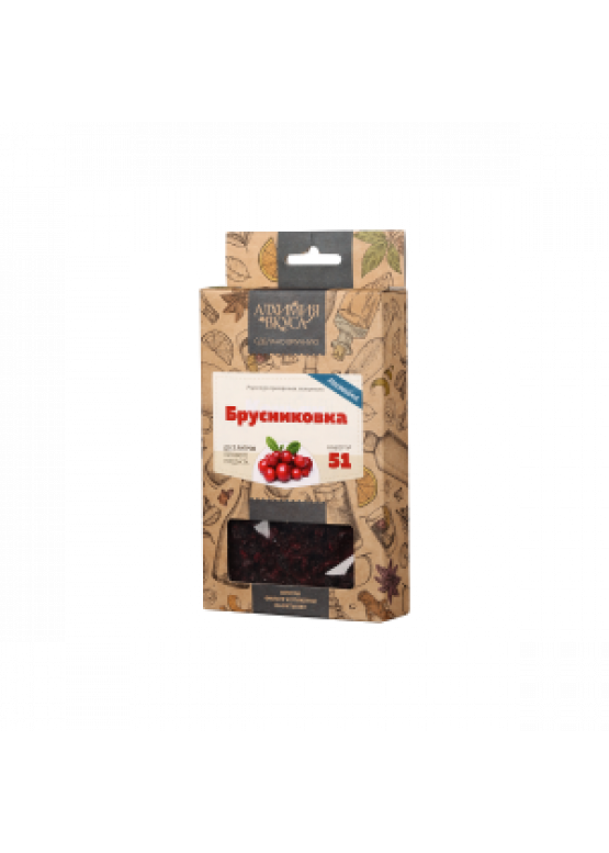 Набор Алхимия вкуса для приготовления настойки "Брусниковка", 54 г